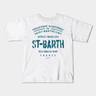 St. Barth, French Antilles Kids T-Shirt